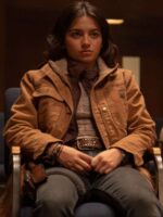 TV Series 2023 Isabela Merced Brown Cotton Jacket