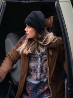 TV Series FBI Maggie Bell Shearling Brown Jacket