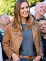 TV Series Good Witch S06 Joy Harper Brown Leather Jacket