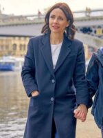TV Series Patience 2025 Laura Fraser Black Coat