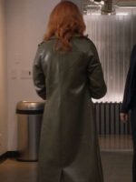TV Series The Rookie Bridget Regan Green Leather Coat