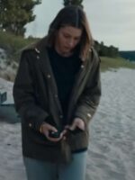 The Better Sister 2025 Jessica Biel Green Cotton Jacket