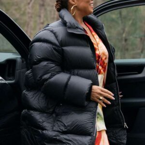 The Equalizer 2025 Queen Latifah Black Puffer Jacket