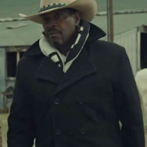 The Last Rodeo 2025 Mykelti Williamson Black Wool Peacoat