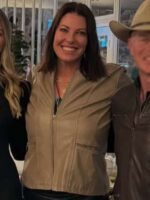 The Last Rodeo 2025 Ruve McDonough Beige Leather Jacket