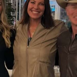 The Last Rodeo 2025 Ruve McDonough Beige Leather Jacket