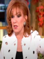 The View 2025 Joy Behar Grommet White Jacket