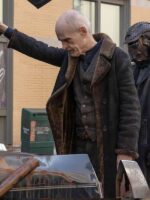 The Walking Dead Dead City 2025 The Croat Shearling Leather Coat