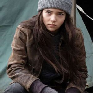 The Walking Dead Dead City S02 Mahina Napoleon Bomber Leather Jacket