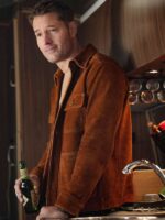 Tracker S02 Justin Hartley Brown Suede Leather Jacket