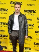 Will Poulter Death of a Unicorn Premiere Night Leather Coat