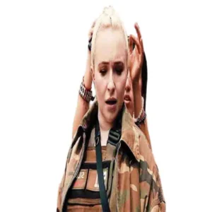 Hayden Panettiere Camo Jacket - Front View