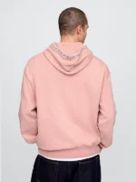 Oversized Logo Hoodie with ribbed cuffs and collar