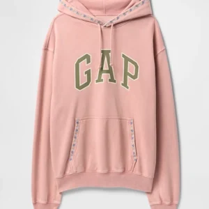 Cozy Gap VintageSoft Oversized Logo Hoodie front view