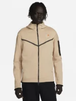 Nike Barcelona Windrunner Hoodie Cream Front View
