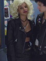 13 Reasons Why Jessica Davis Black Biker Leather Jacket