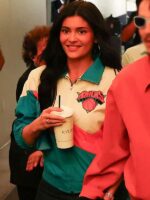 American Model Kylie Jenner Knicks Game Jacket