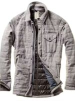 Arrow S04 Oliver Queen Gray Quilted Jacket