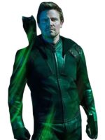 Arrow S08 Oliver Queen Hooded Green Leather Jacket