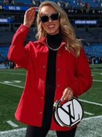 Brittany Mahomes Red Jacket