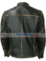 Cafe Racer Dark Brown Leather Jacket