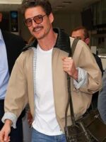 Cannes Film Festival 2025 Pedro Pascal Beige Cotton Jacket