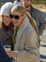 Connie Britton The Motherhood 2025 Suede Leather Jacket