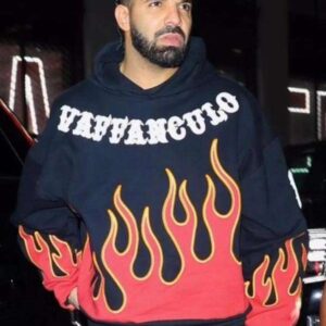 Drake Vaffanculo Flame Pullover Hoodie