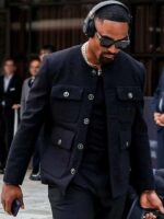 Jalen Hurts The Today Show Black Wool Jacket