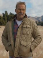 Kevin Costners The West Beige S01 Kevin Costner Beige Jacket