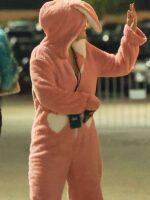 L.A Concert Selena Gomez Pink Bunny Onesie