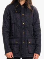 Mariah Robinson Reacher S03 Blue Quilted Jacket