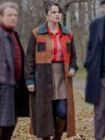 Only Murders in the Building 2024 Selena Gomez Colorblock Coat