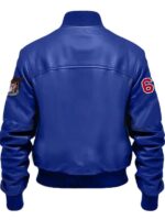Route 67 Leather Bomber Jacket