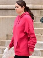 Selena Gomez Pink Hoodie