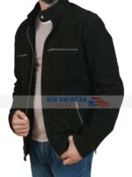 Slim Fit Black Leather Jacket