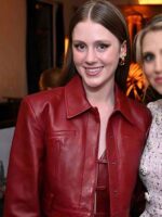 TV Series Happy Face Event Khiyla Aynne Red Jacket