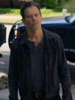 The Bondsman 2025 Kevin Bacon Black Cotton Jacket