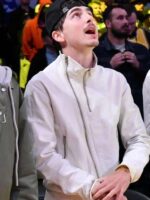 Timothee Chalamet White Jacket