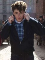 Aaron Taylor Johnson Nowhere Boy 2009 Black Jacket