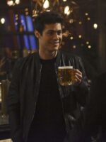 Alec Lightwood Shadowhunters S02 Bomber Leather Jacket