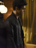 Alec Lightwood Shadowhunters S02 Leather Bomber Jacket