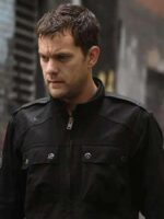 American Actor Joshua Jackson Black Jacket