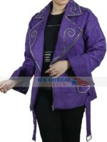 American Singer Selena Quintanilla Purple Jacket