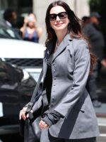 Anne Hathaway The Devil Wears Prada 2 Grey Blazer