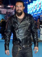 Aquaman and the Lost Kingdom 2023 Jason Momoa Black Leather Jacket