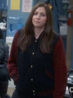 Brooklyn 99 S04 Chelsea Peretti Red and Black Bomber Jacket