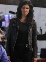 Brooklyn Nine Nine S04 Stephanie Beatriz Black Leather Jacket
