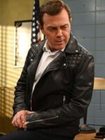 Brooklyn Nine Nine S07 Charles Boyle Black Quilted Leather Jacket