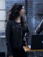 Brooklyn Nine Nine Stephanie Beatriz Black Leather Jacket